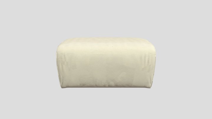 Beige Block 3D Model