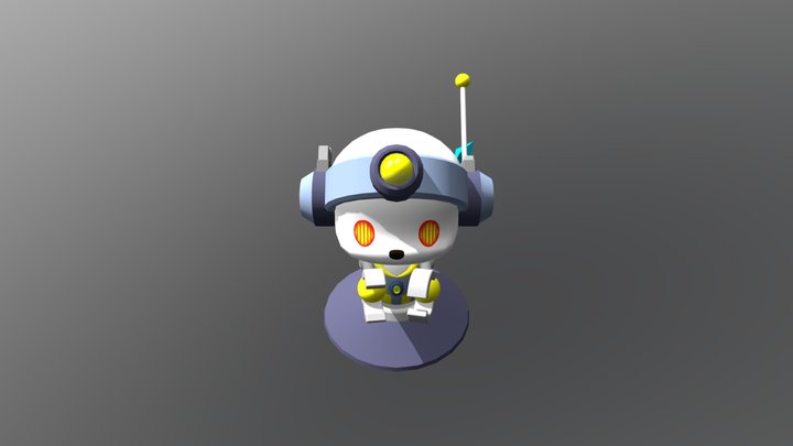 Mascot UFO 3D Model