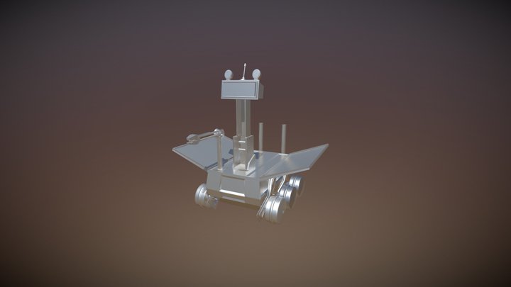 Kleiner Rover Highpoly 3D Model