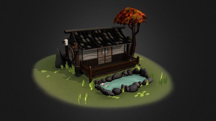 Japanese House 3D Model