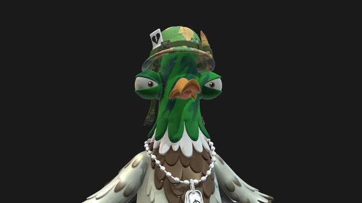 Fortnite - Sgt. Drake 3D Model