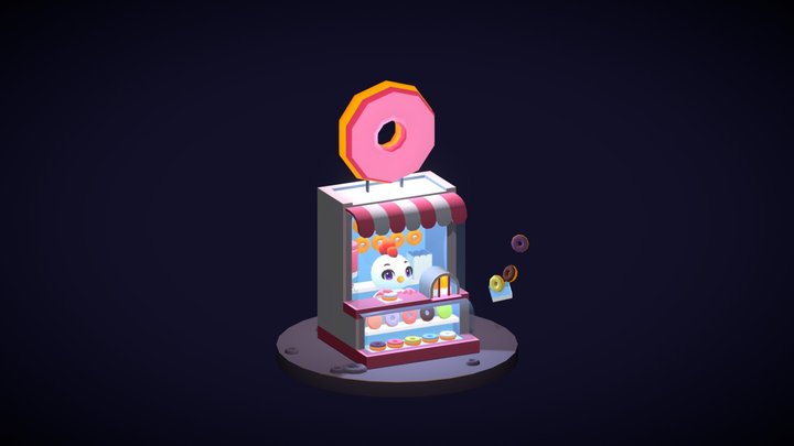 Donuts 3D Model