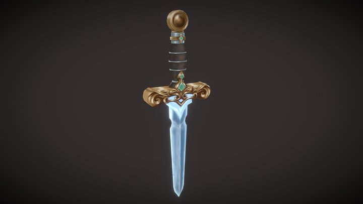 Frost Dagger [Student Work] 3D Model