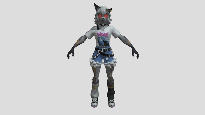 Wolfie - Fortnite Skin – Gratis 3D-model STL