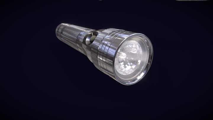 Generic Flashlight 3D Model