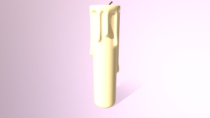 Candle 3D Model
