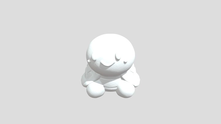 Tiny Turtle Smiles 3D Model