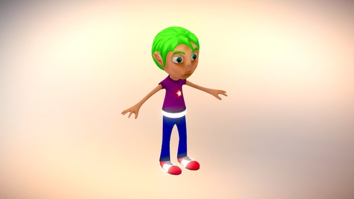 Donnie Character 3D - Sucuo Games 3D Model