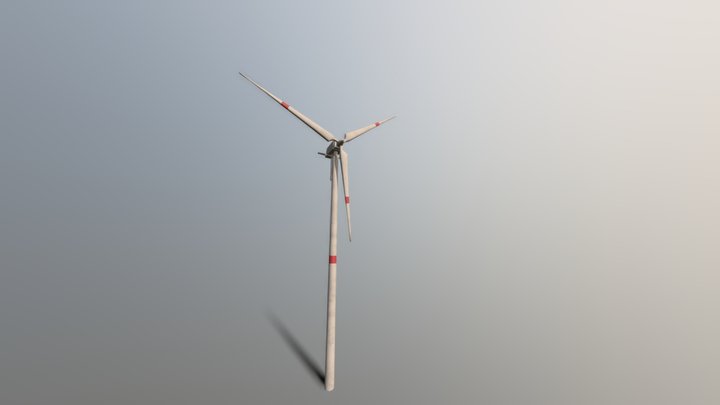 Wind Turbine 3D Model