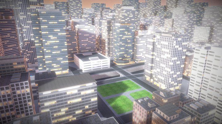 GM_GOLDEN CITY FROM GARRYS MOD 3D Model