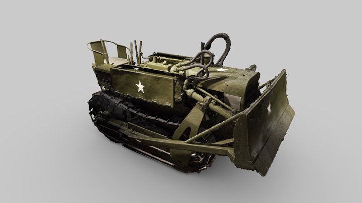 Clarkair Bulldozer – Kostenloses 3D-Modell STL