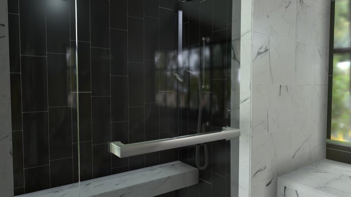 Interior tiling (Bathroom) 3D Model
