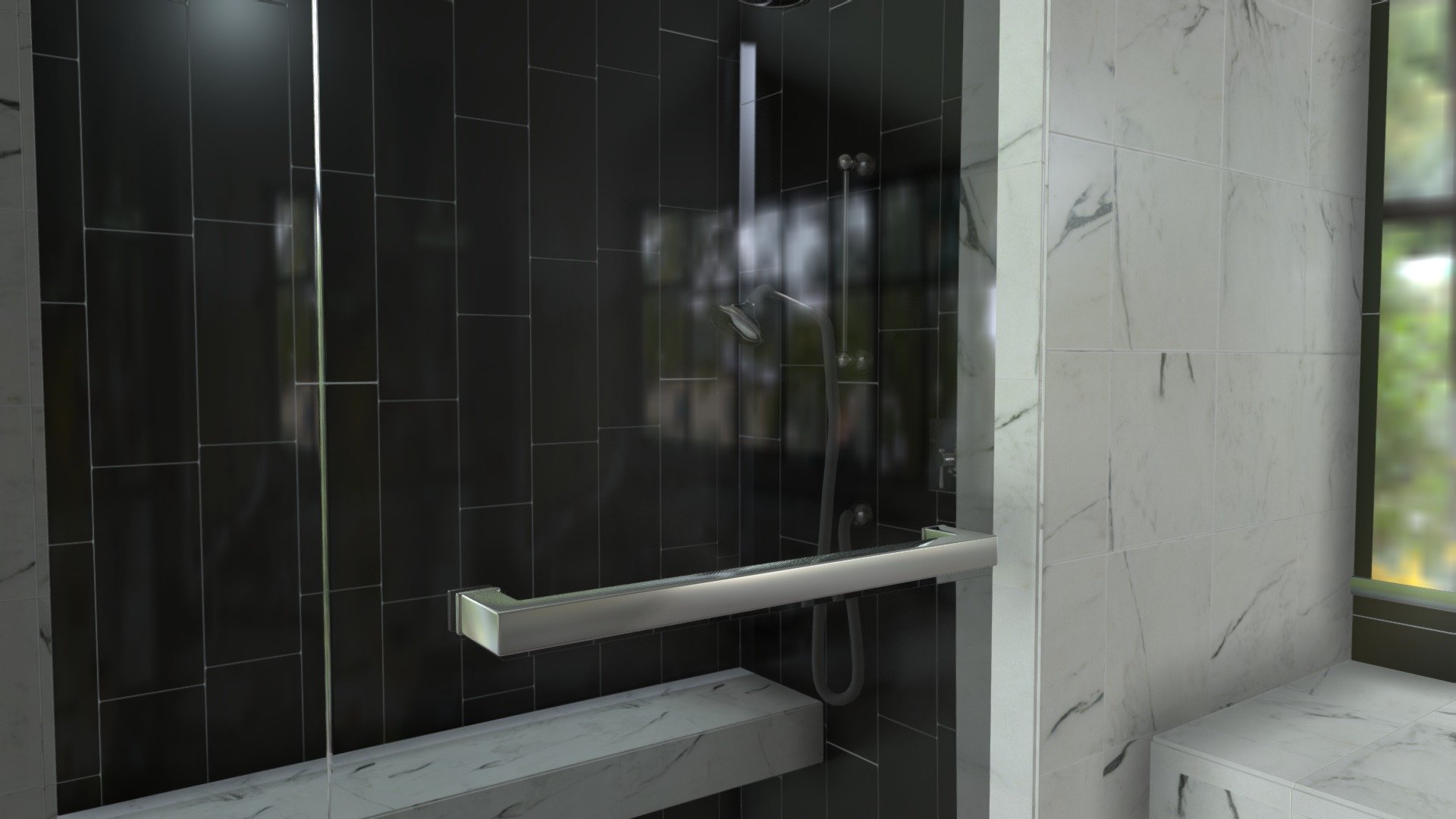 Interior tiling (Bathroom)