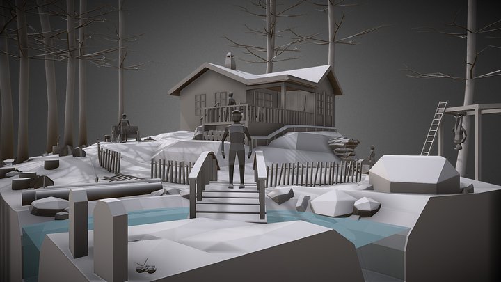 Forest Loner - Update chosen Diorama and House 3D Model