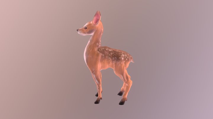 [SCHOOL PROJECT] Fawn 3D Model