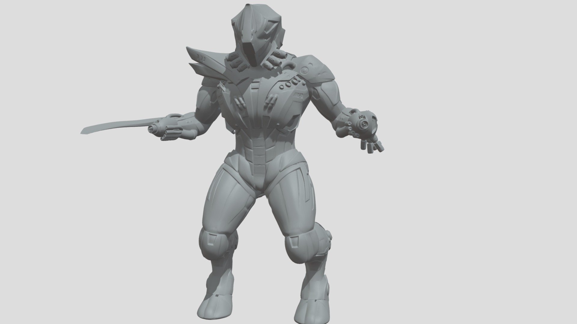 3d Printable Mech - 3D model by Digital.Dope [4fefeda] - Sketchfab