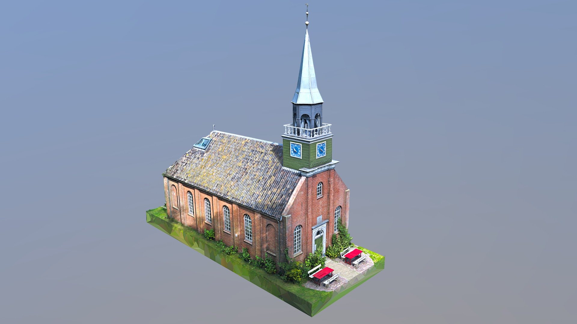 Kerk Klein Wetsinge — Sketchfab embed 3D viewer