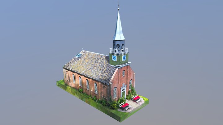 Kerk Klein Wetsinge 3D Model