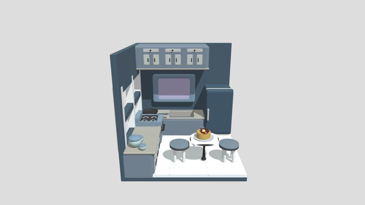 Isometric kitchen