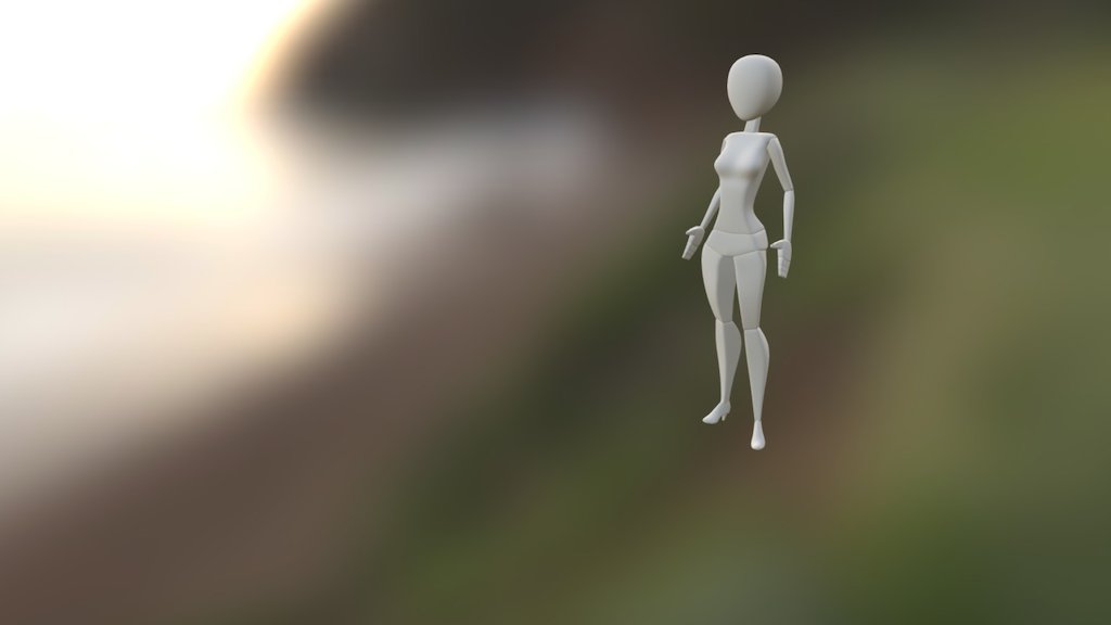 Shot in the back — Sketchfab embed 3D viewer