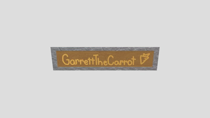 Rask Name Plate 3D Model