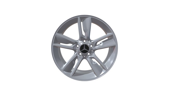 Mercedes Wheel 3D Model