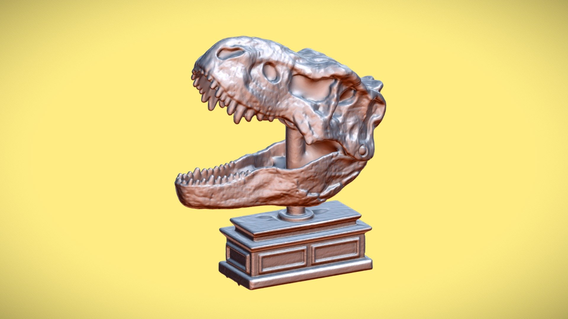 T-Rex Skull - 3D SCAN