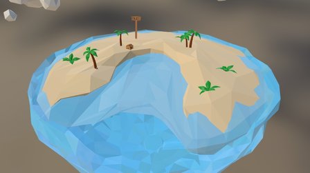 Lonely Island 3D Model