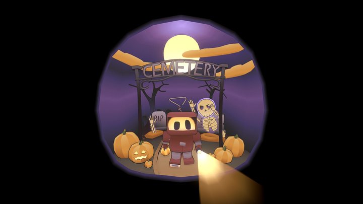 CEMETERY CANDY TRAIL 3D Model