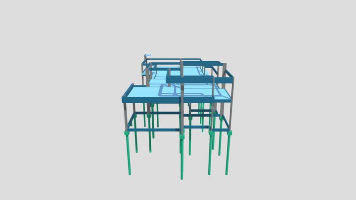 MODELO 3D - ESTRUTURAL - JOSE EVANILDO 3D Model