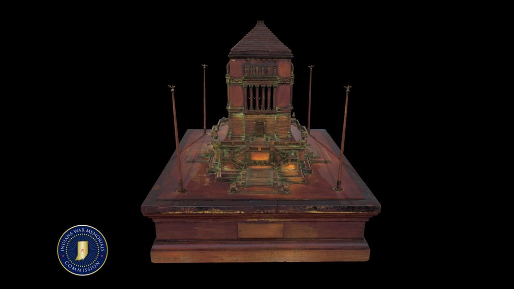 Indiana War Memorial - A 3D model collection by IU Indianapolis ...