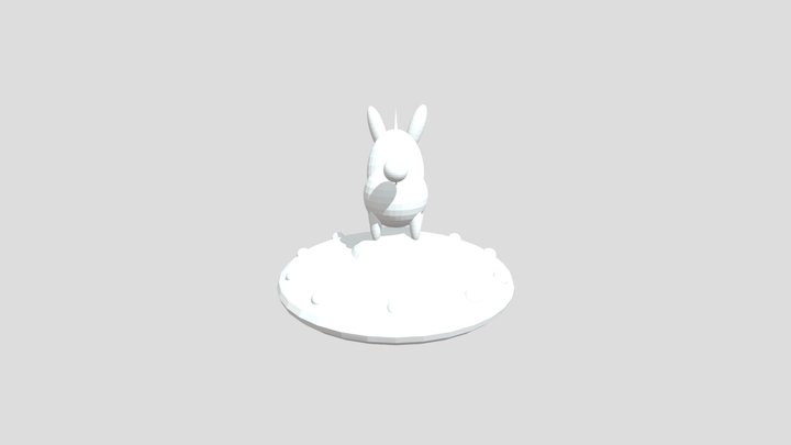 Conejo Alien 3D Model