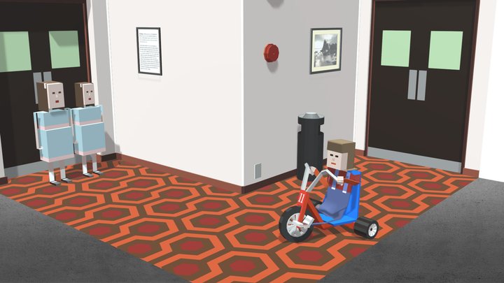 " The shining " animation 3D Model