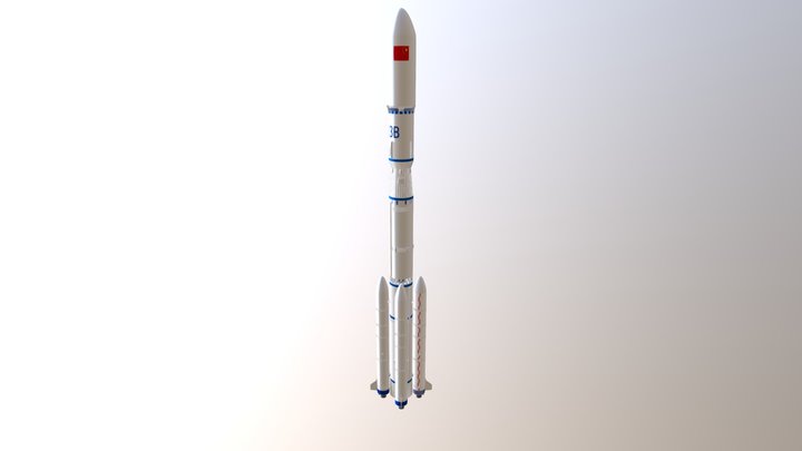火箭 3D Model
