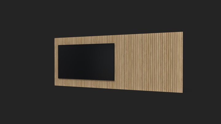 Panneau TV 3D Model
