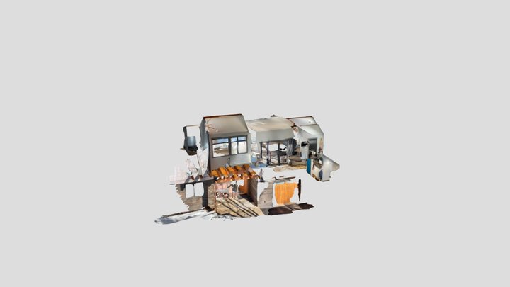 Ski House 3D Model