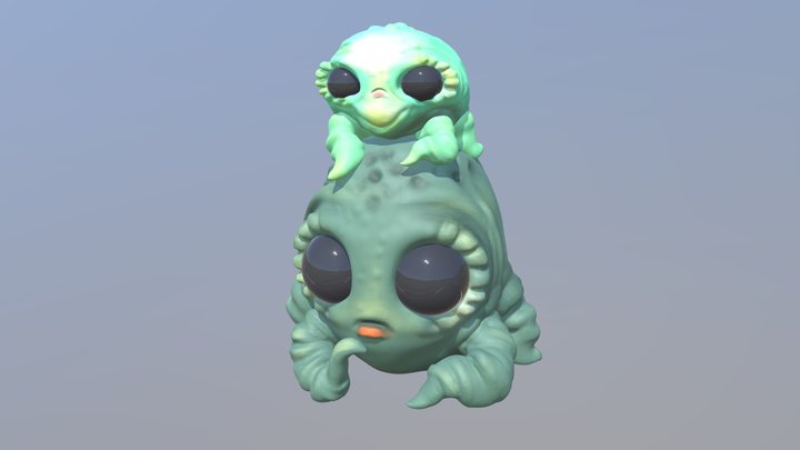 cute creature 3D Model