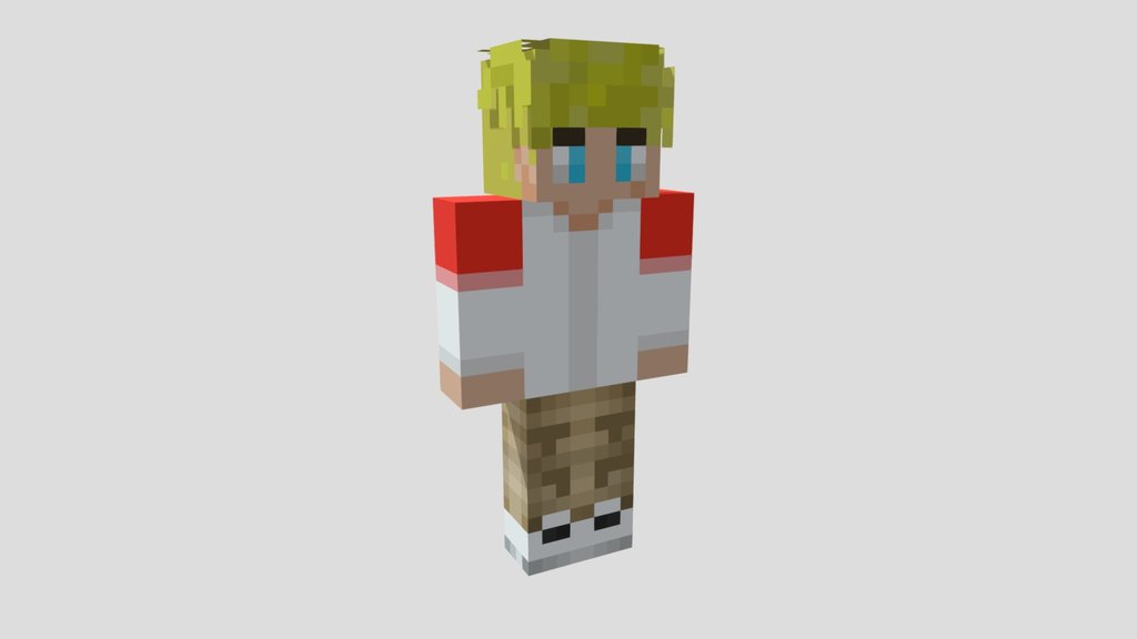 TommyInnit Minecraft Skin – Blocky Player Model