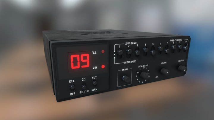 Radio Scanner - SVERA DS-2200VLH – Free 3D Model STL