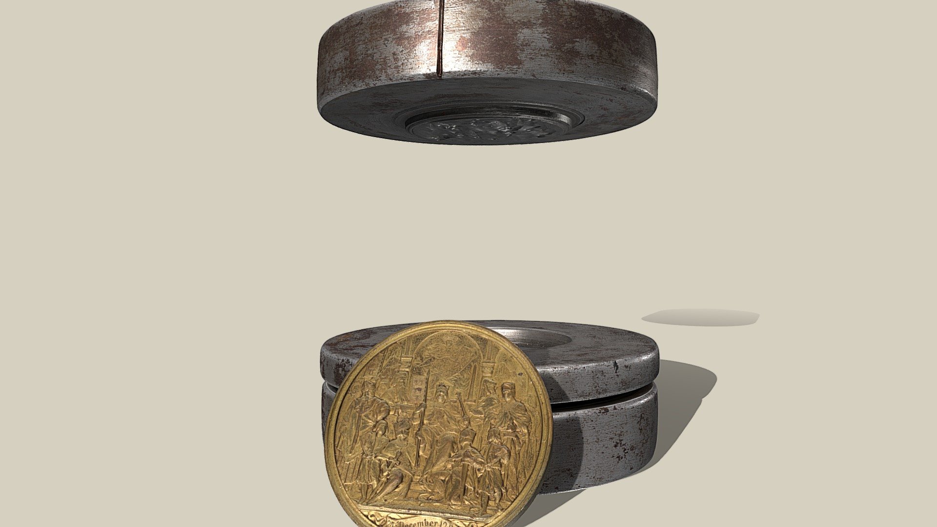 Prägestempel — Sketchfab embed 3D viewer