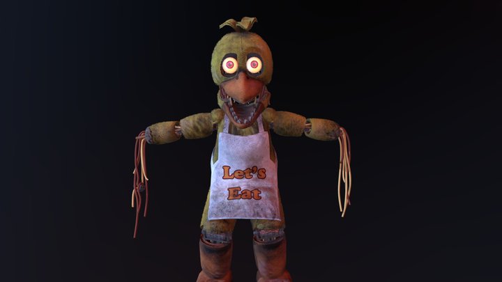 Gen 1 Chica, 1987 - (FNAF Rewritten 87) – Modèle 3D gratuit STL