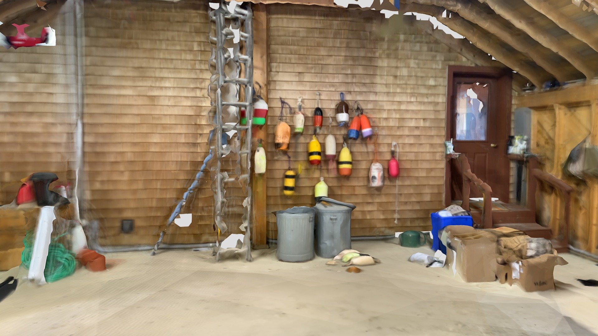 iPad Pro Garage Textured LiDAR Scan Download Free 3D model by Andy