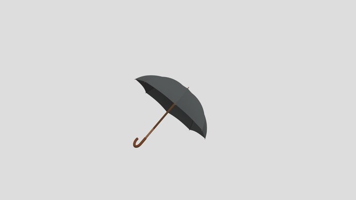Realistic Umbrella For Unity 3D Model