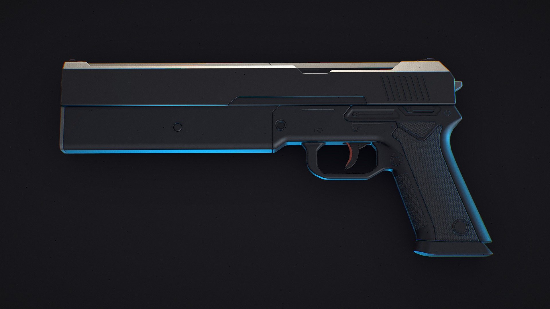 SCIFI Pistol - Buy Royalty Free 3D model by re1monsen [4ffb1ba ...