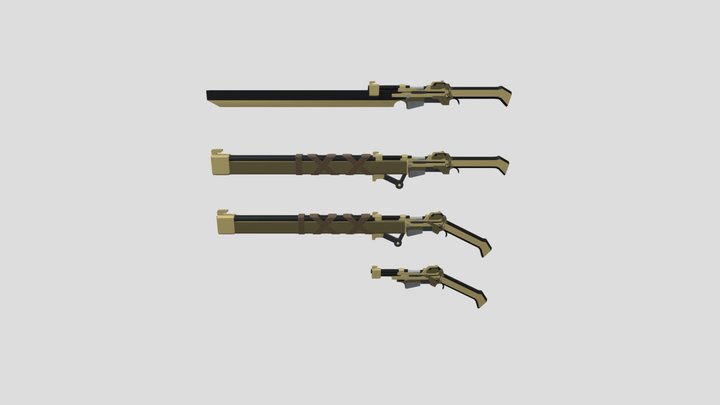 Aureum Ferrum - Original Design by Turtato 3D Model
