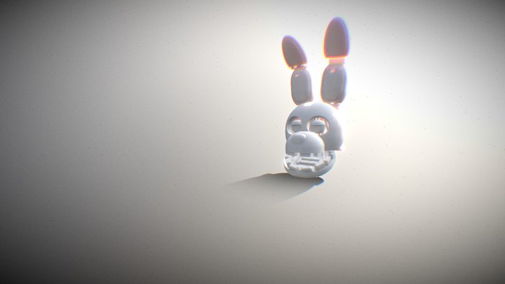 Spring Bonnie Head 3D Model