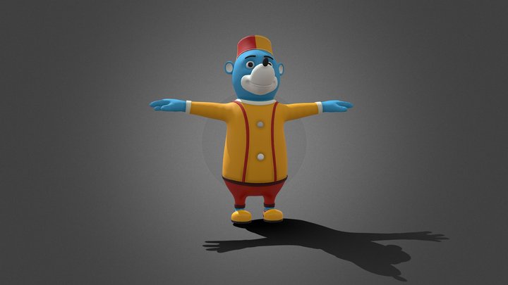 Mascot stylize character 3D Model