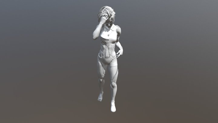 Iron Girl 3D Model