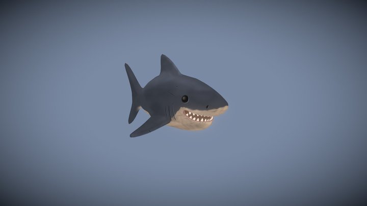 StevieVu  VR Developer: 3D Stylized Shark Blender Sculpt