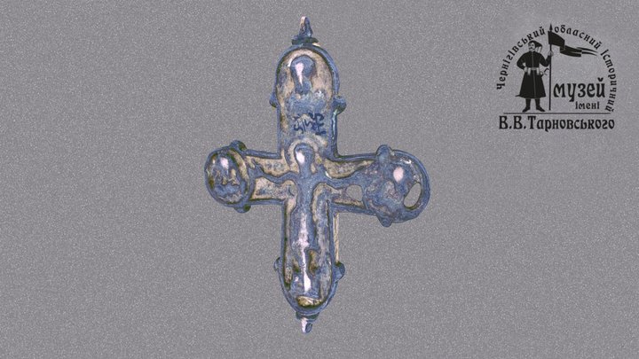 Хрест-енколпіон, ХІІ–ХІІІ ст. 3D Model